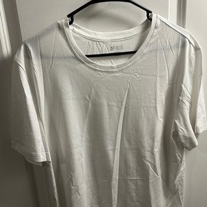 Figs Men’s White Super Soft - Shortsleeve Underscrub - (Medium).